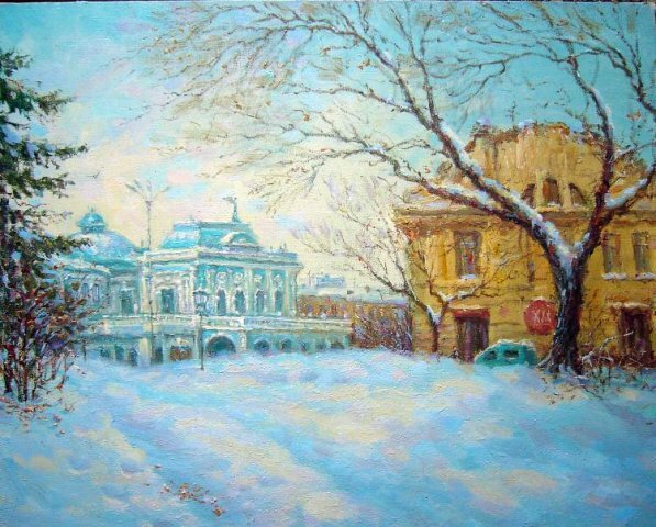 Драмтеатр зимой