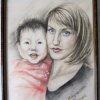 Портрет мамы с ребёнком