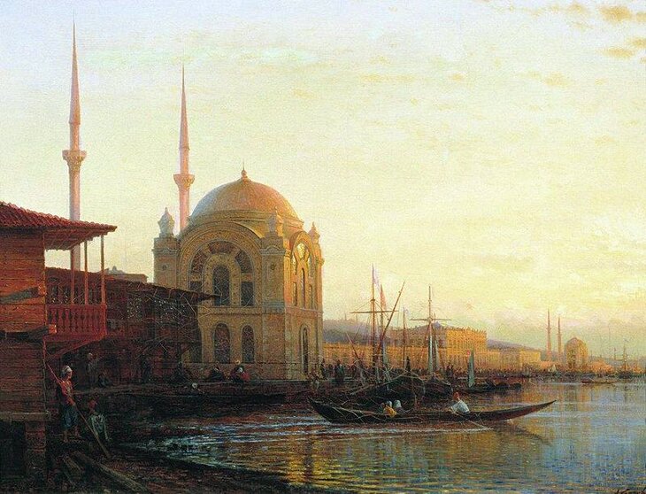 А. П. Боголюбов. Турция Мечеть в Константинополе