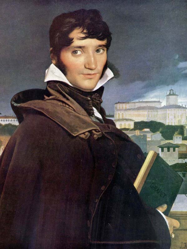 Энгр. Портрет    Франсуа-Мариуса Гране. Масло. 1807.