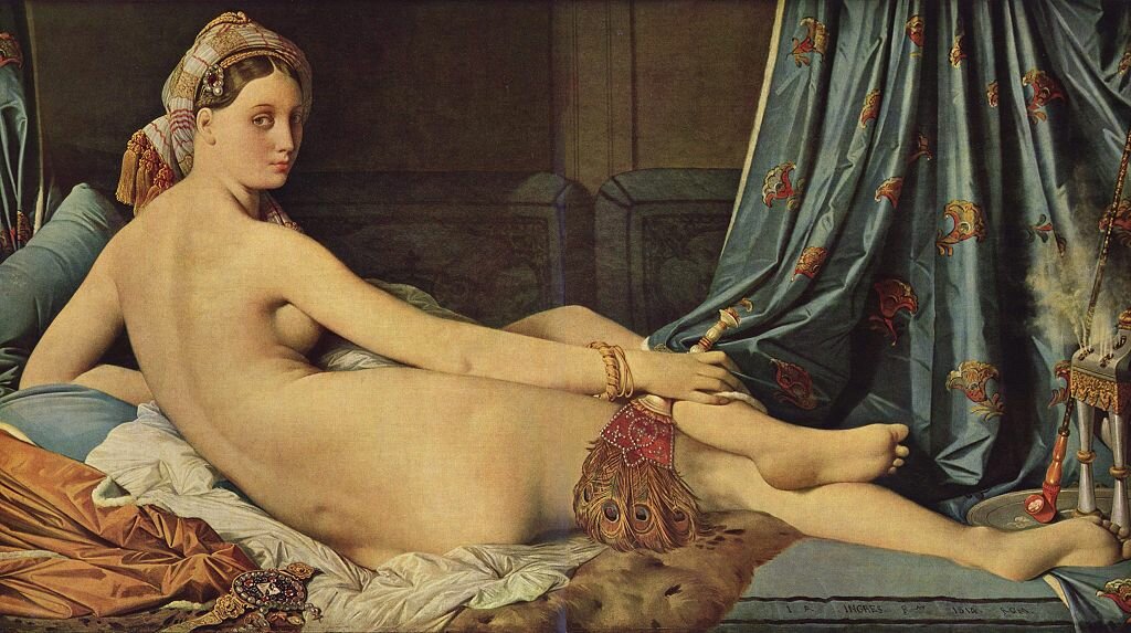 «Большая одалиска», 1814, Лувр, Париж