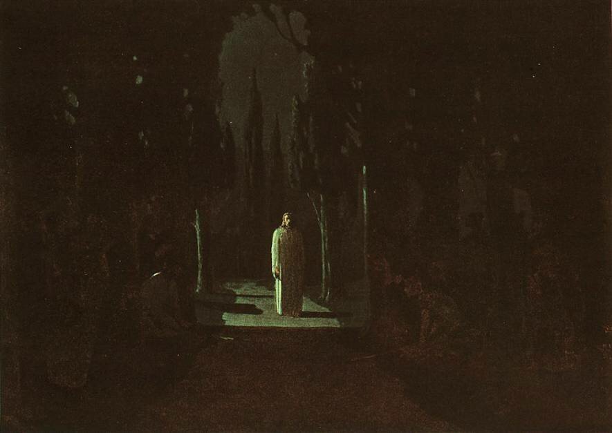 А. И. Куинджи «Христос в Гефсиманском саду» (1901, Воронцовский дворец-музей, Алупка)