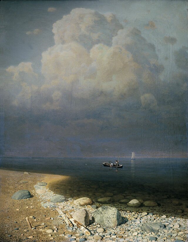 А. И. Куинджи «Ладожское озеро» (1873, Государственный Русский музей, Санкт-Петербург)