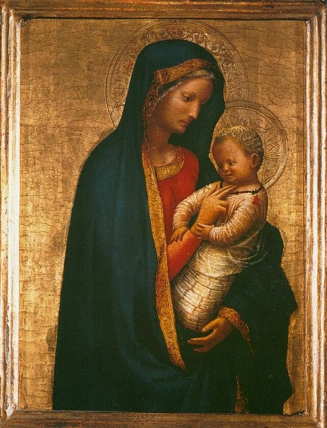 Мазаччо. Мадонна с младенцем. ок. 1426. Уффици, Флоренция.