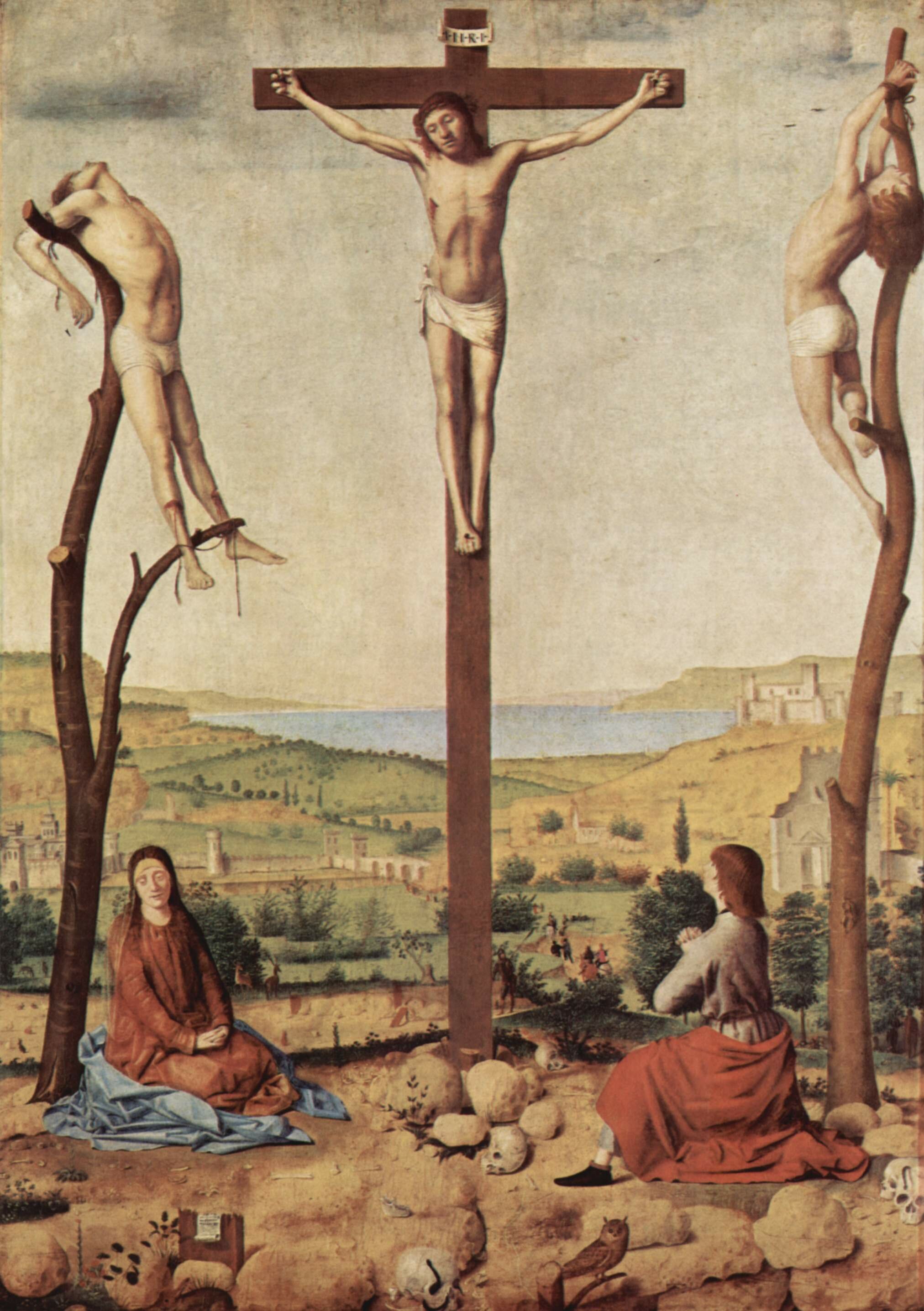 Распятие с Марией и Иоанном. 1475. музей изящных искусств. Антверпен