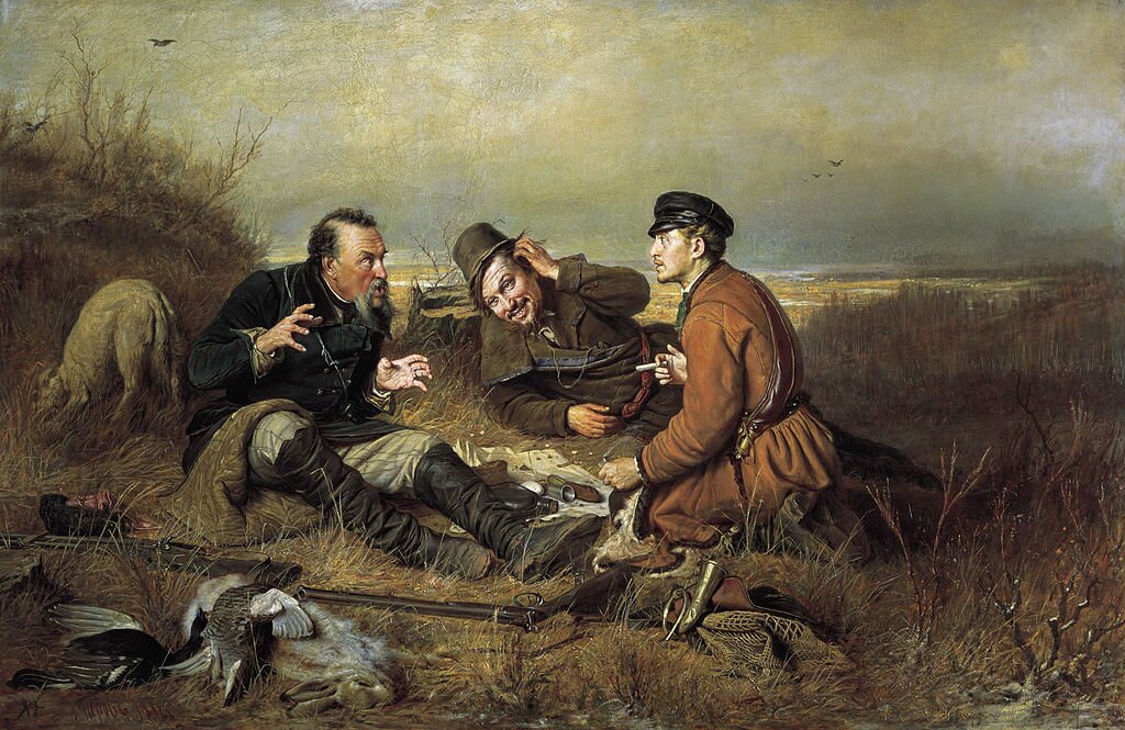 Охотники на привале. 1871