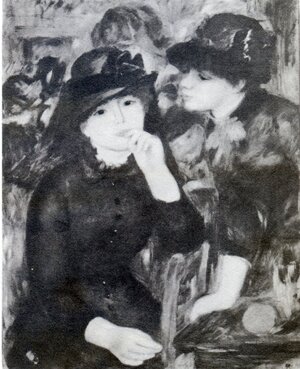 О. Ренуар. Девушки в черном. Масло. 1883.