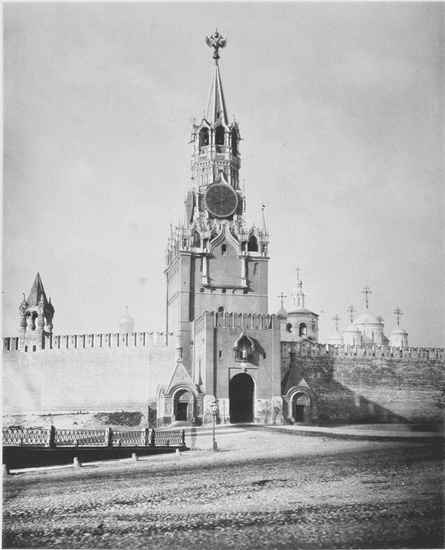 Спасская башня, 1883 год.