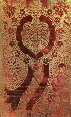 Ткань бархатная. Вторая половина XV века. Италия.