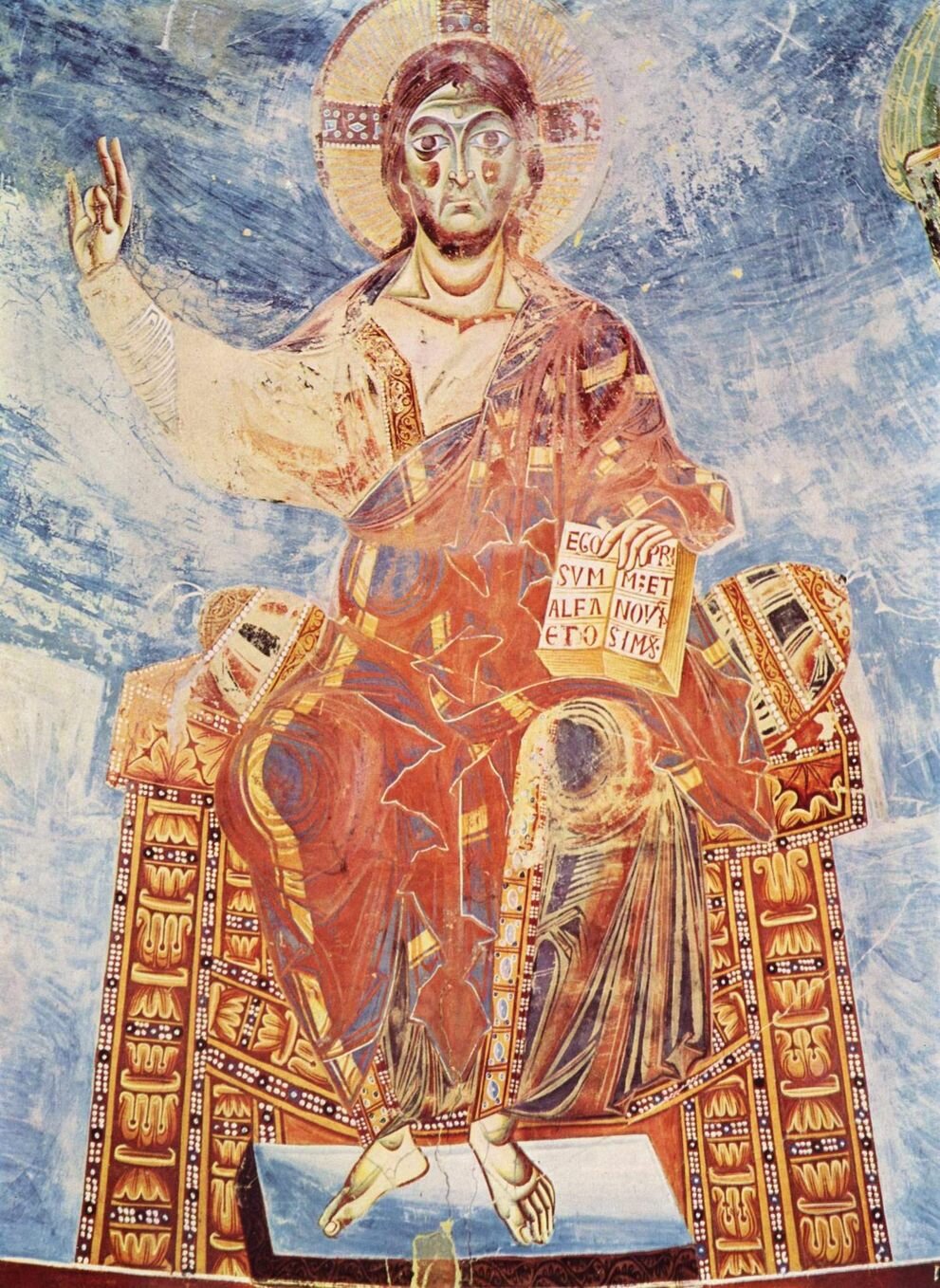 Христос -Вседержитель. Церковь С. Анжело ин Формис. 1072—1087.