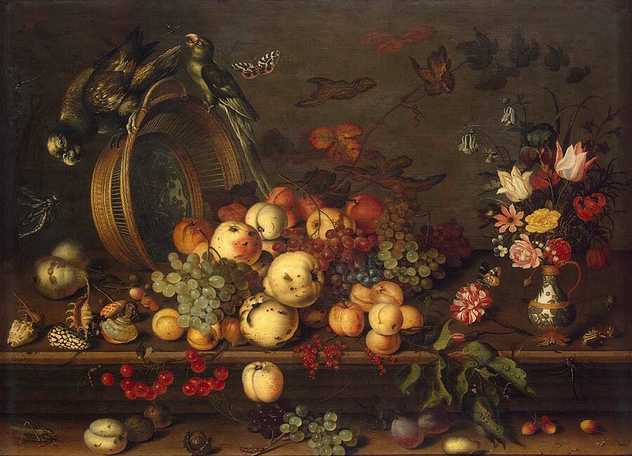 «Натюрморт с фруктами» Балтазар Ван дер Аст. 1630 год
