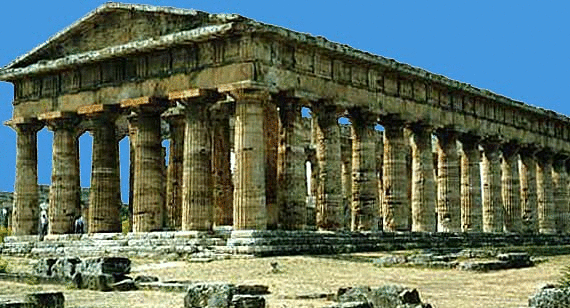 Храм Аполлона в Дельфах. VII в. до н. э.